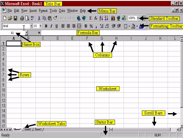 Screenshot of Electronic Excel Tutor