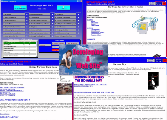 Screenshot of CoronelDP's Developing A Web Site