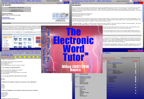 Click to view CoronelDP's Word 2007/2010 Tutor 2010.9 screenshot