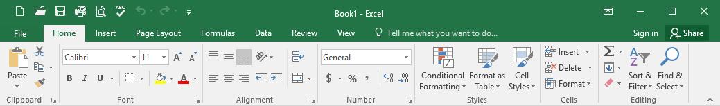 Excel 2010 Environment (File Button (Tab), Ribbon, and Quick Access Toolbar)